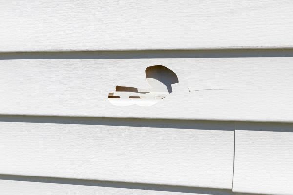White Vinyl Siding Repair in Port Angeles