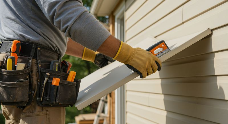 Siding Installation in Summer