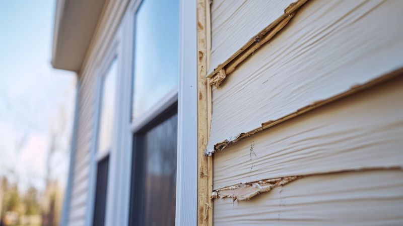 Vinyl Siding Repair - Weathered Siding