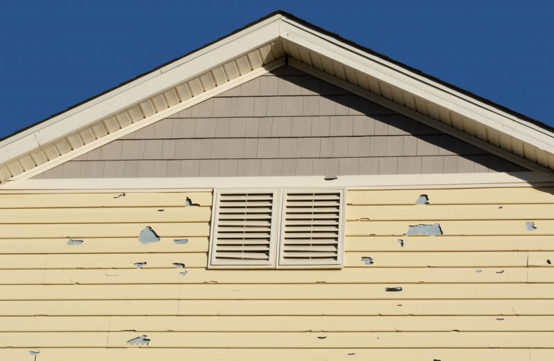 Vinyl Siding Repair - Before Service